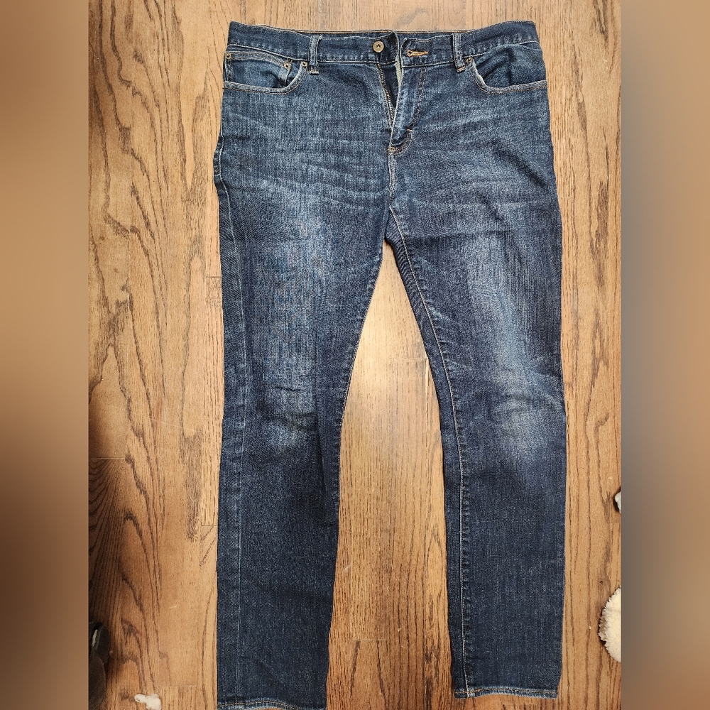 JCREW Factory Driggs Classic Blue Denim Jeans